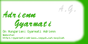adrienn gyarmati business card